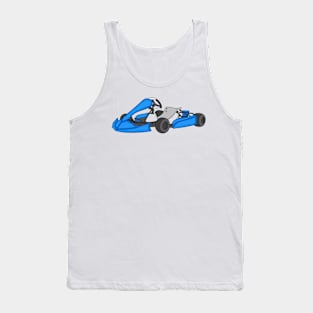 Kart racing cartoon illustration Tank Top